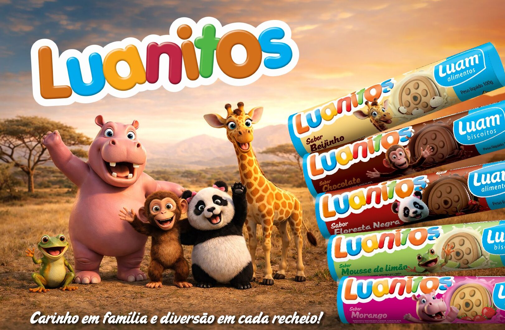 Luanitos — Carinho em família e diversão em cada recheio!
