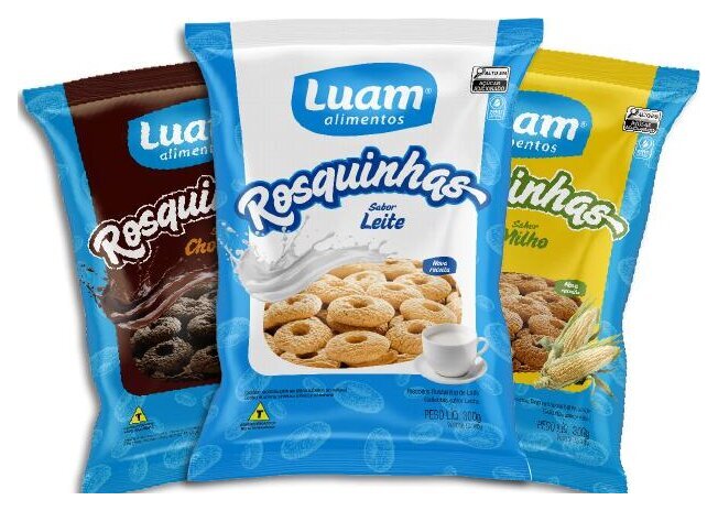 Embalagens da linha Rosquinhas